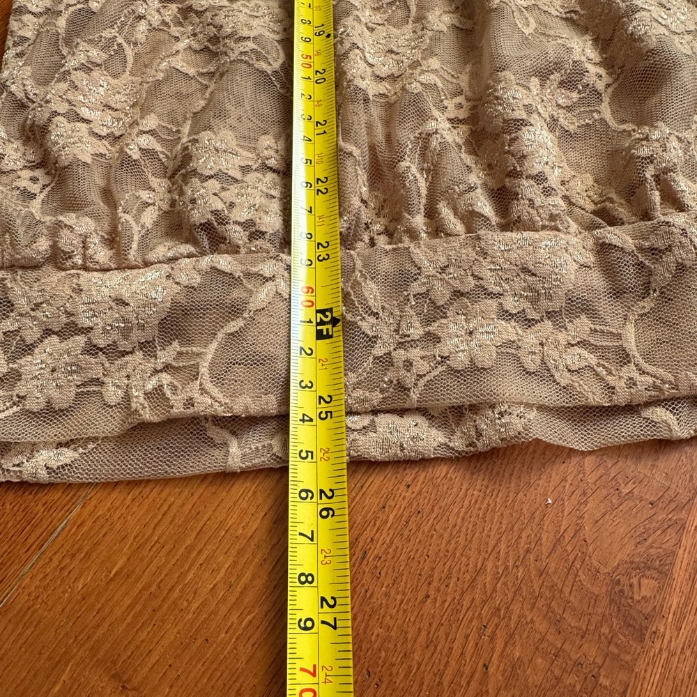 Chic Lace Ruffle Halter Top - Brown - Picture 14 of 14